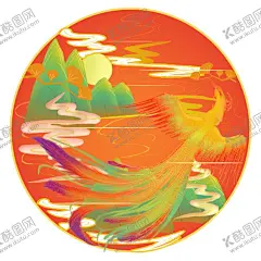 国潮烫金凤凰 【酷图网】国潮烫金凤凰,国潮凤凰,山水花鸟,吉祥图案,中国风图案,国潮,国潮插画,中国风凤,传统图案,国潮凤,凤,祥凤,国粹,复古花纹,凤凰,卡通凤凰,装饰画