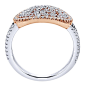 14k White/rose Gold Lusso Diamond Fashion 