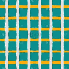 白、蓝、黄交叉线艺术垃圾漆无缝图案、背景、壁纸、纹理、矢量设计