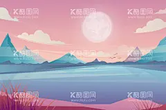  矢量山峦背景   - 源文件下载【酷图网】矢量山峦背景,山峰壁纸,群山环抱,植物,景色,风景地形,大自然,远山背景,高山,山脉,风景,