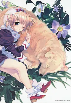 CG游戏资料[武田日向画集.-.迷宮の小径]人物壁纸场景设定集原画