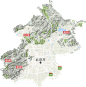 北京市高清地形地图,北京市高清谷歌地形地图