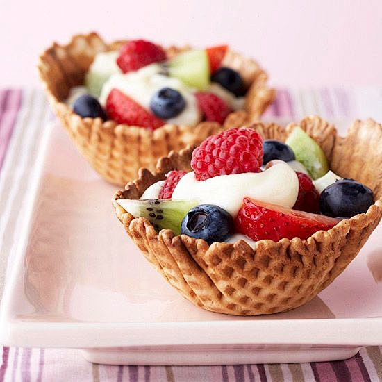 Fruity Waffle Bowls#...