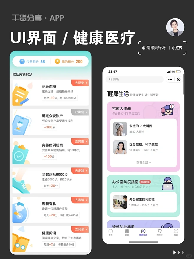 UI干货分享｜APP设计·医疗健康｜设计...