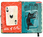 Black-cat-a-day : A daily sketchbook painting challenge for October! Shared daily at http://shoulda-woulda.blogspot.com