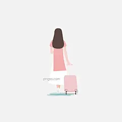 小清新独自旅行的女生背影人物素材图片大小2000x2000px 图片尺寸113 KB 来自PNG搜索网 pngss.com 免费免扣png素材下载！背影#插画元素#卡通#可爱#旅行#女人#人物素#小清新#装饰图案#