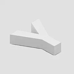 y字母三维立体设计