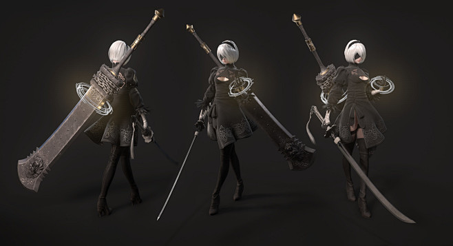 Nier:Automata - 2B, ...