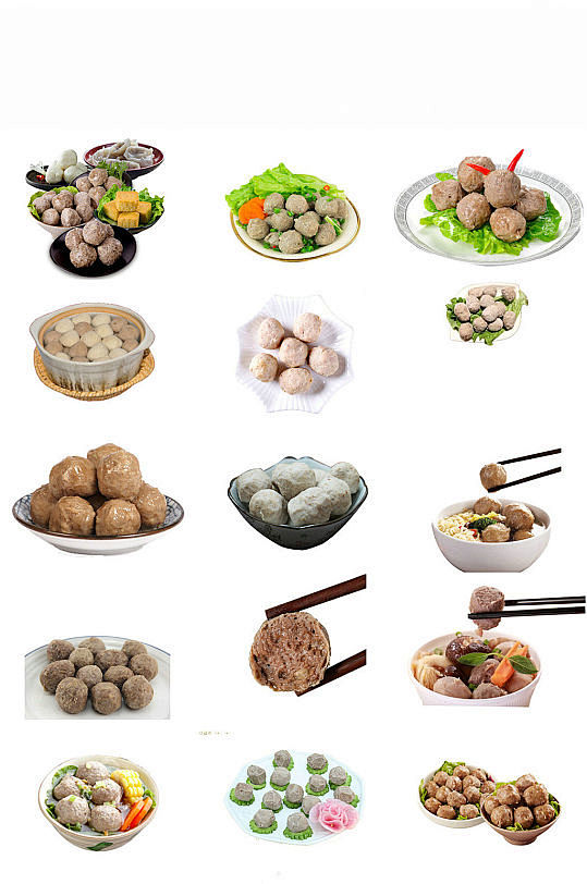 美食牛肉丸免抠png透明素材