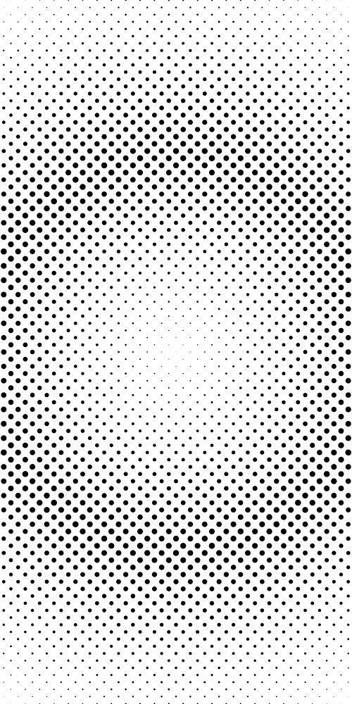 Abstract halftone dot pattern background - vector design from circles # ...
