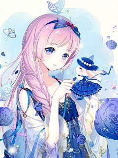 时光似箭采集到动漫少女素材