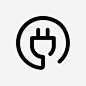 插头适配器电缆图标 标识 标志 UI图标 设计图片 免费下载 页面网页 平面电商 创意素材