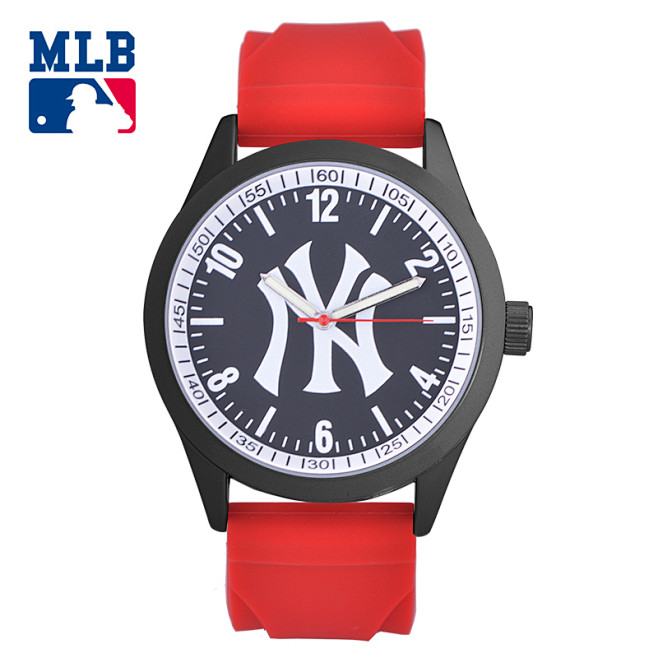 美国MLB美职棒时代广场手表大表盘男女硅...