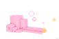 C4D粉色展台展架多层梯架 PNG搜索 3d立体,c4d,c4d几何图形,背景,电商,柜台,楼梯,漂浮素材,双11,双12,双十二,双十一,舞台背景装饰