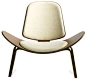 Shell Chair by Hans J. Wegner | photo by Leah Shafer