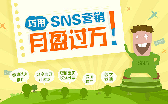 SNS推广有高招 #Banner#