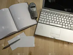 商务,书桌,组图,无绳电话,听筒,圆珠笔,技术,远程工作,座机,忙碌