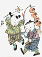 最忆是童年 王家训工笔婴戏图欣赏（一）