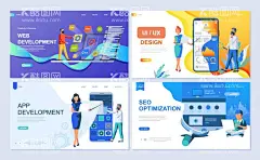 扁平风Ai矢量商务网页设计  - 源文件下载【酷图网】网页设计,矢量网页设计,卡通网页设计,手绘网页设计,网页首页,网站首页,对比色背景,彩色渐变背景,彩色渐变,绚丽背景,炫酷背景,酷炫背景,炫彩背景,时尚背景,现代背景,简洁背景,曲线背景,线条背景,设计,web界面设计,AI网页设计,网页模板,网站模板,海报,广告设计,图表,展板,数据分析,ui设计