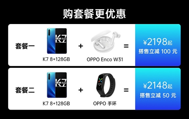 喜迎国庆送移动电源】OPPO K7双模5...