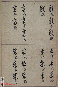 六出寒星采集到草书写法 