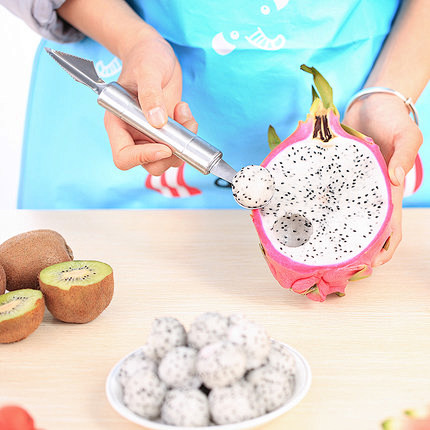 创意水果圆形吃西瓜的勺子挖冰淇淋家用工具...
