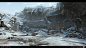 God of War - Foothills Upper, Kyle Bromley : Given the scope of the game it was always a team undertaking. I took over these levels after an early first pass was done and held full ownership until the end of the project. Several assets and materials were 