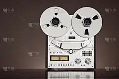 纺车式卷尺,开着的,特写,钟针,竖笛,唱盘,音量单位表,磁带录音机,盒式录音带,录音棚