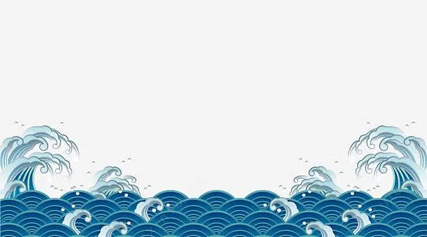 卡通浪花免抠png素材_新图网ixintu.com-花瓣网