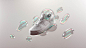 Nike - White Hot 2.0 : For the launch of 5 classic shoes in perhaps the most classic colourway there is, we unlocked the gradient tool and blasted our screens with ramped colours. Then. We bubbled, we distorted, we deconstructed, ripped, pulled, peeled an