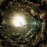 隧道的云