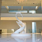 $500 MILLION HOME IN BEL AIR, LA “Unity” is currently being showcased in “The One”, a 100,000-square-foot mansion in Bel Air. The 11′ tall contemporary sculpture is white and is on a rotating pedestal in the foyer of The One. The One is the most expensive