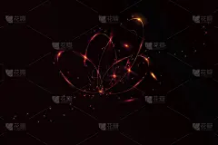 霓虹灯,圆形,抽象,红色,壁纸,静脉滴注,大量物体,线条,火