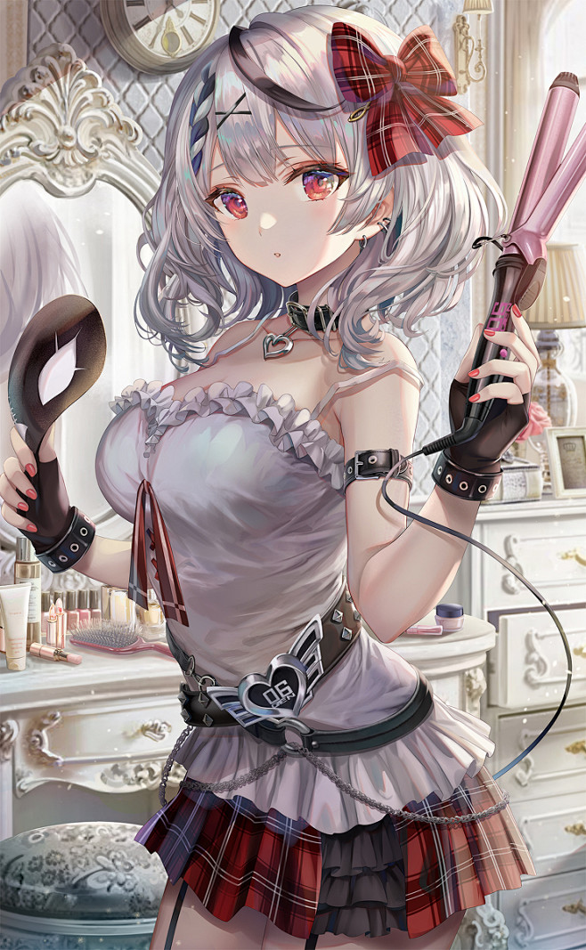 #ホロライブ 身支度中のクロヱちゃん -...