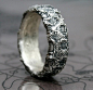 定制 戒指925纯银超质感复古古董蕾丝 欧美原创手工 比利时定制戒指 设计 新款 2013 正品 代购  美国