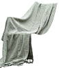 Sandy Melange, M. Mix-Throw-Modern Green-50X70 - Contemporary - Throws - by Maspar