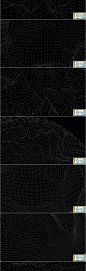 1363手绘线条地图平面地理等高线抽象几何水波底纹纹理AI矢量素材-淘宝网