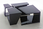 [Voonwong&Bensonsaw家具设计] Voonwong和Bensonsaw于2001年9月正式合作，他们二人利用各自所处的不同背景，为家具设计，产品设计和建筑设计等带来了独一无二的见解。Slicebox咖啡桌：采用无规则裁切，可组合使用或单独使用，每个单独的桌子都具有直角，可靠墙放置。Kopitable桌子的特别之处在于其表面的镜子分割在不同的水平面上，在视觉上更加活跃生动。Voonwong和Bensonsaw专为新加坡Air Division设计的书橱和咖啡桌系......