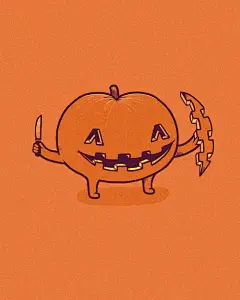 插画设计 Aaron 动物 幽默 邪恶 