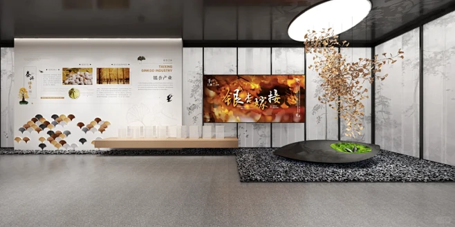 融入中式元素的博物馆展陈设计｜案例 - 小红书-花瓣网