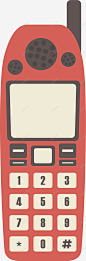 红色复古手机 免费下载 页面网页 平面电商 创意素材