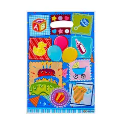 珠光膜礼品袋儿童生日派对回礼袋10个装卡通礼物塑料袋子厂家直销