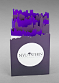 I AM STERN Laser cut folding banner for NYU