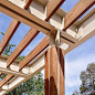 architecture wood screen steel structure - Google Search