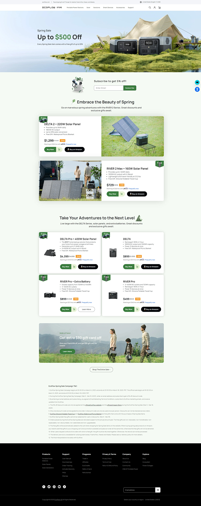 Spring Sale - EcoFlo...