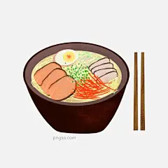 手绘美味日式拉面PNG图片大小2000x2000px 图片尺寸1.67 MB 来自PNG搜索网 pngss.com 免费免扣png素材下载！插画#卡通手绘#可商用#拉面#美食#美味#日式#食物png#手绘食物#一碗面#