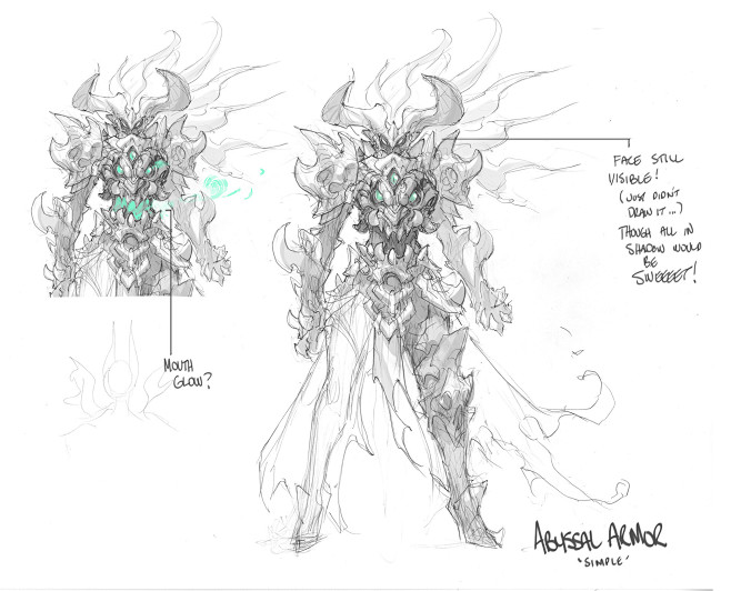 Unused Abyssal armor...