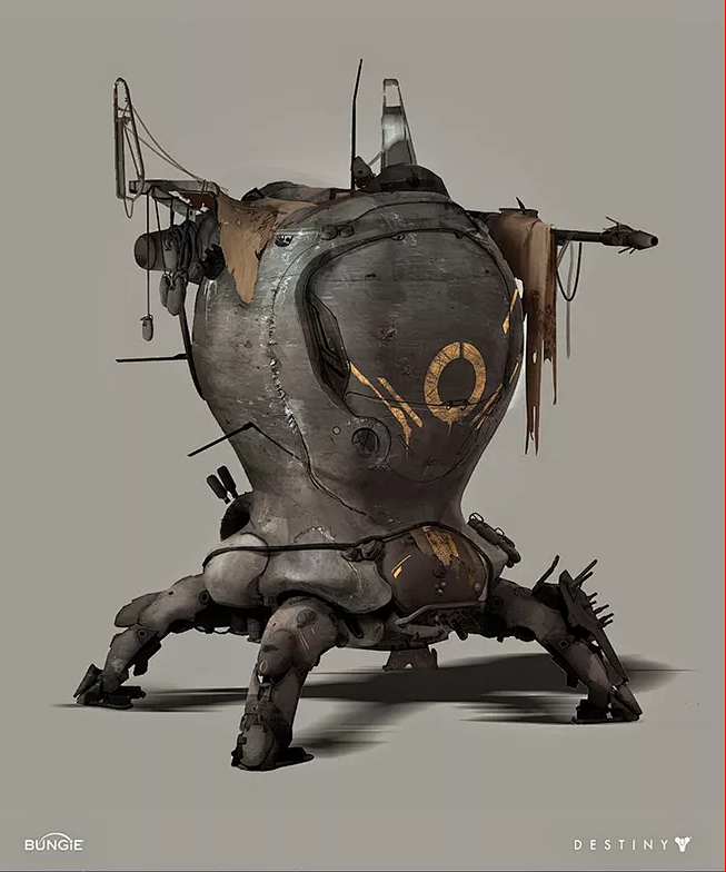 游戏美术素材 原画资料 Bungie d...