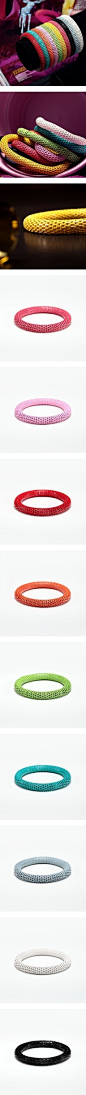 "candy color mesh bracelet" by ki-yu on Polyvore
