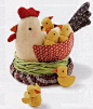 Ideal Playing Toy. Discontinued Chicken Patchwork by MeMeCraftwork #手工# #文具# #玩偶# #布艺#